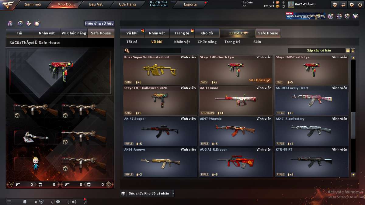 shop acc cf uy tin gia re
